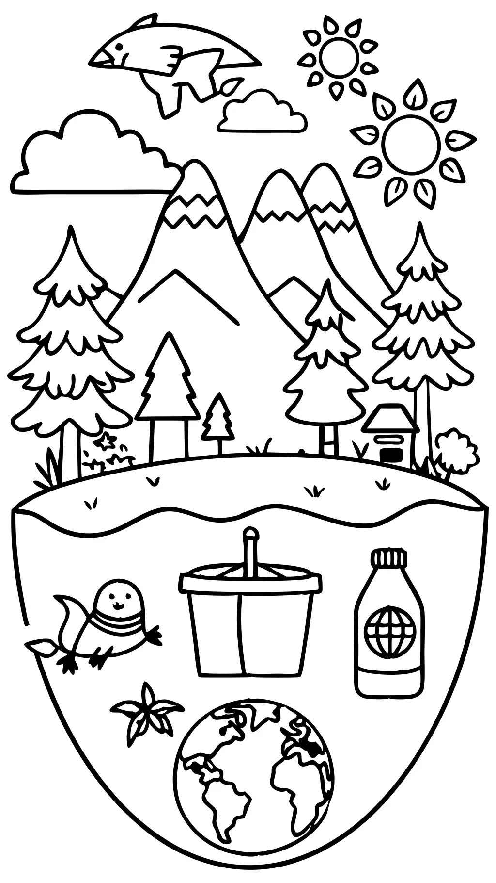 earth day 2024 coloring pages